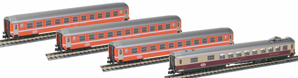 Kato HobbyTrain Lemke K23005 - 4pc RIC BAVARIA Passenger Car Set